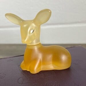 Vintage Avon deer bottle fragrance Fawn precious doe Swwet Honesty collectible